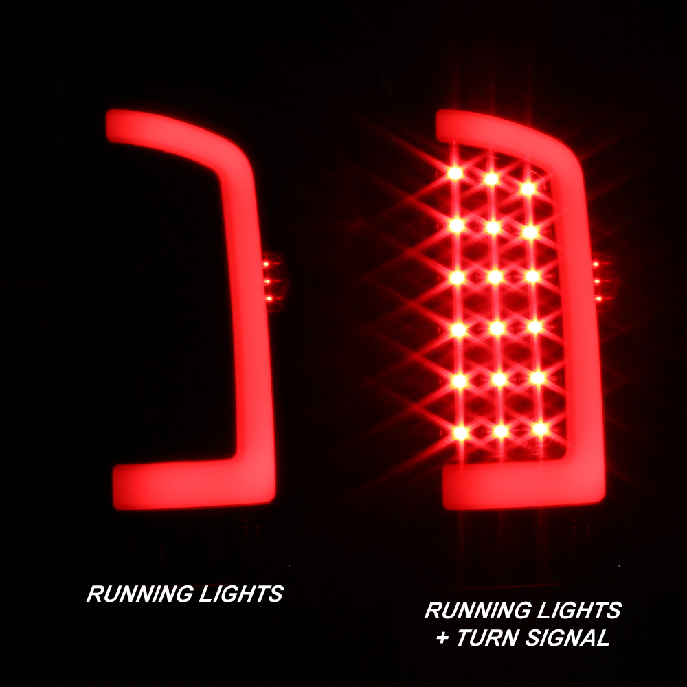 Fits 2002-2006 Dodge Ram 1500 | 2003-2006 2500/3500 LED Bar Tail Lights